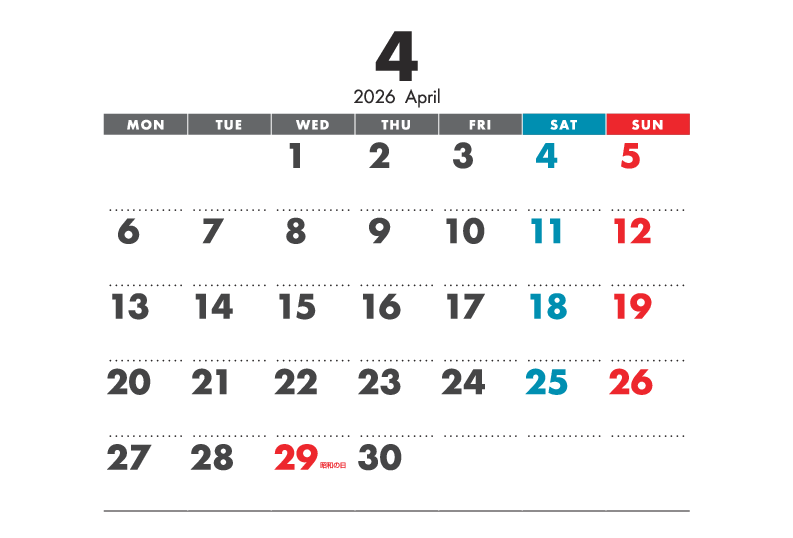 壁掛けカレンダー KG-32