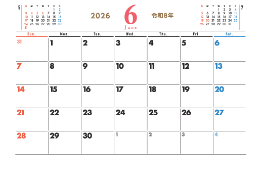 6月