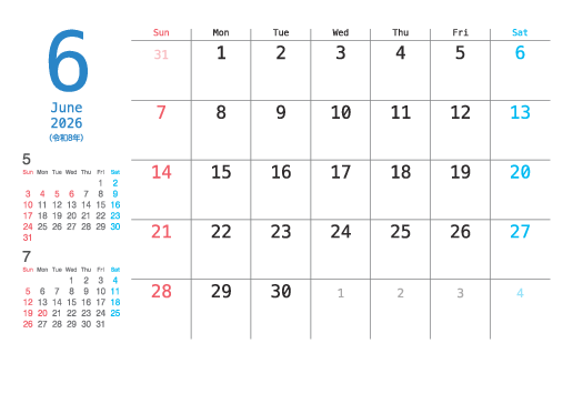 6月