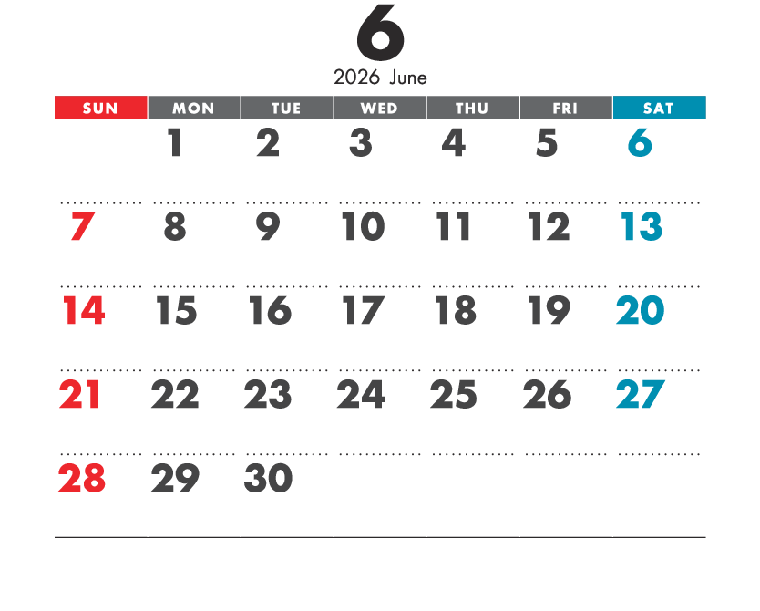 6月