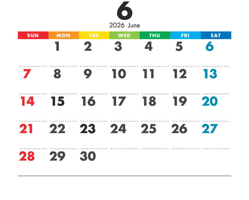 6月