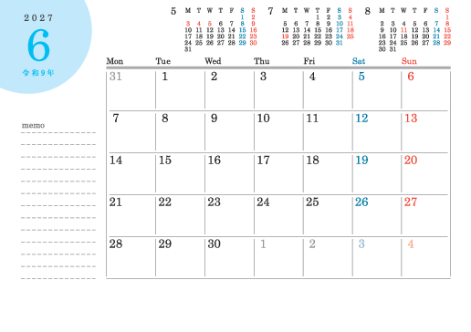 6月