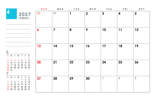 6月