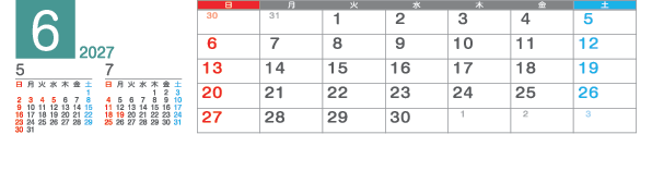 6月